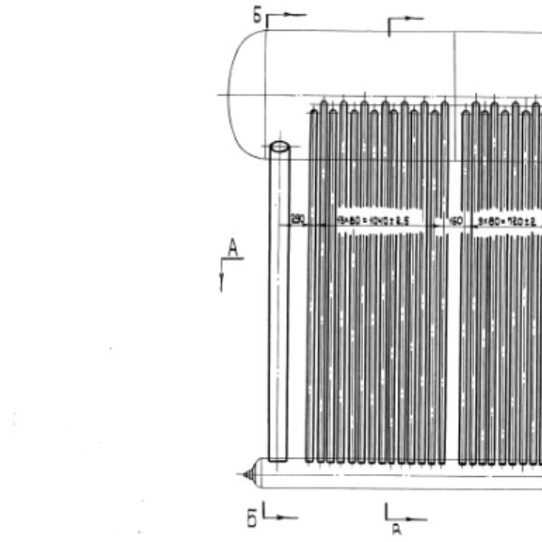 Трубные системы котла КВТС